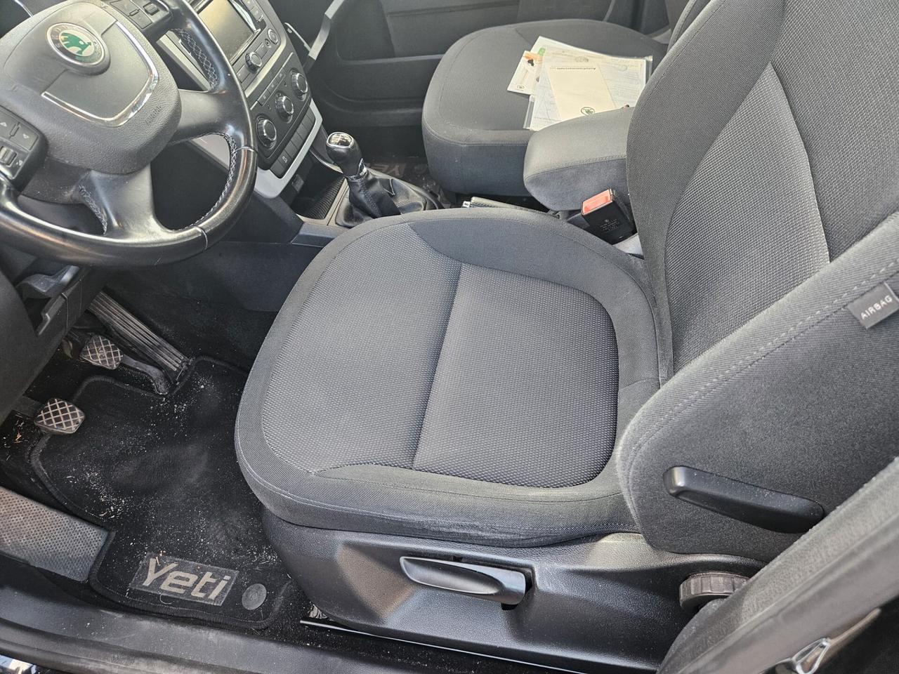 Skoda Yeti 2.0 TDI 4x2 110CV uniproprietario garantita 12M