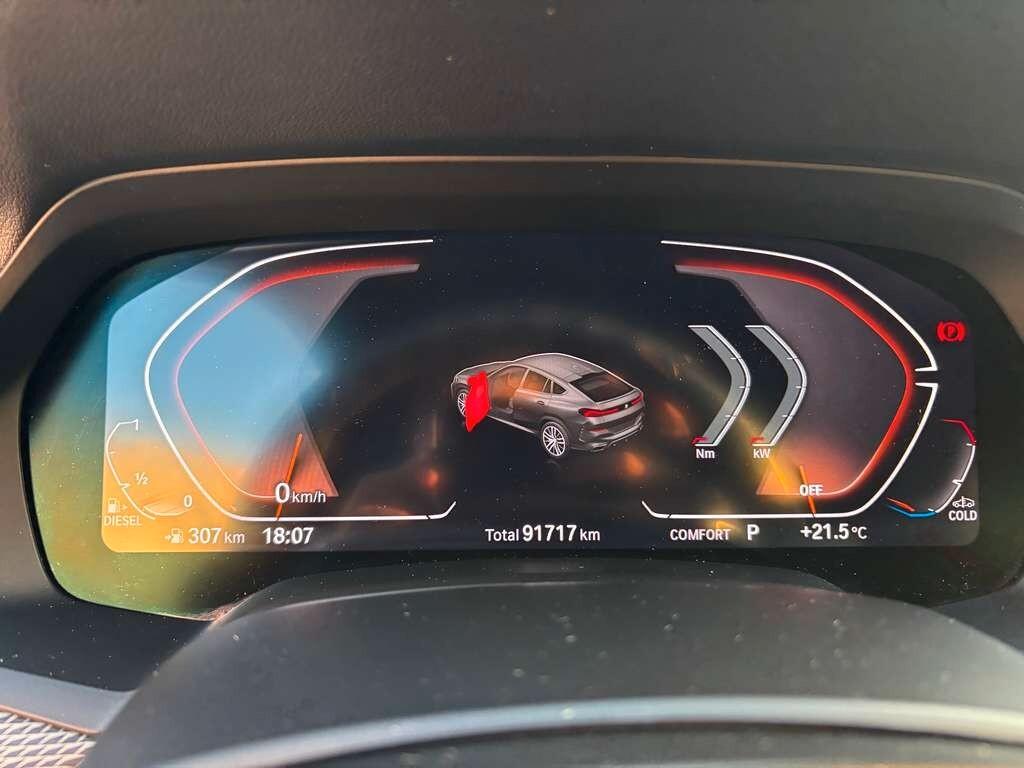 Bmw X6 xDrive30d 48V Msport 2022/KM 91.000 Tua a solo 529 Euro al mese