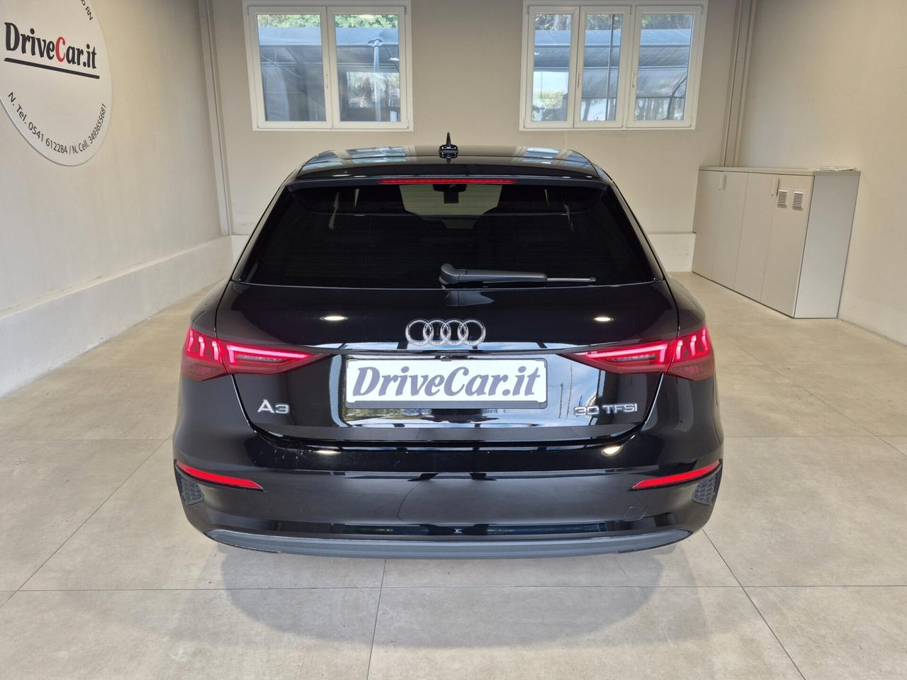 Audi A3 SPB 1.0 TFSI/MHEV S-TRONIC LED APPLE CAR PLAY/ANDROID AUTO VIRTUAL COCKPIT PLUS SEDILI RISCALDABILI ACC VETRI PRIVACY