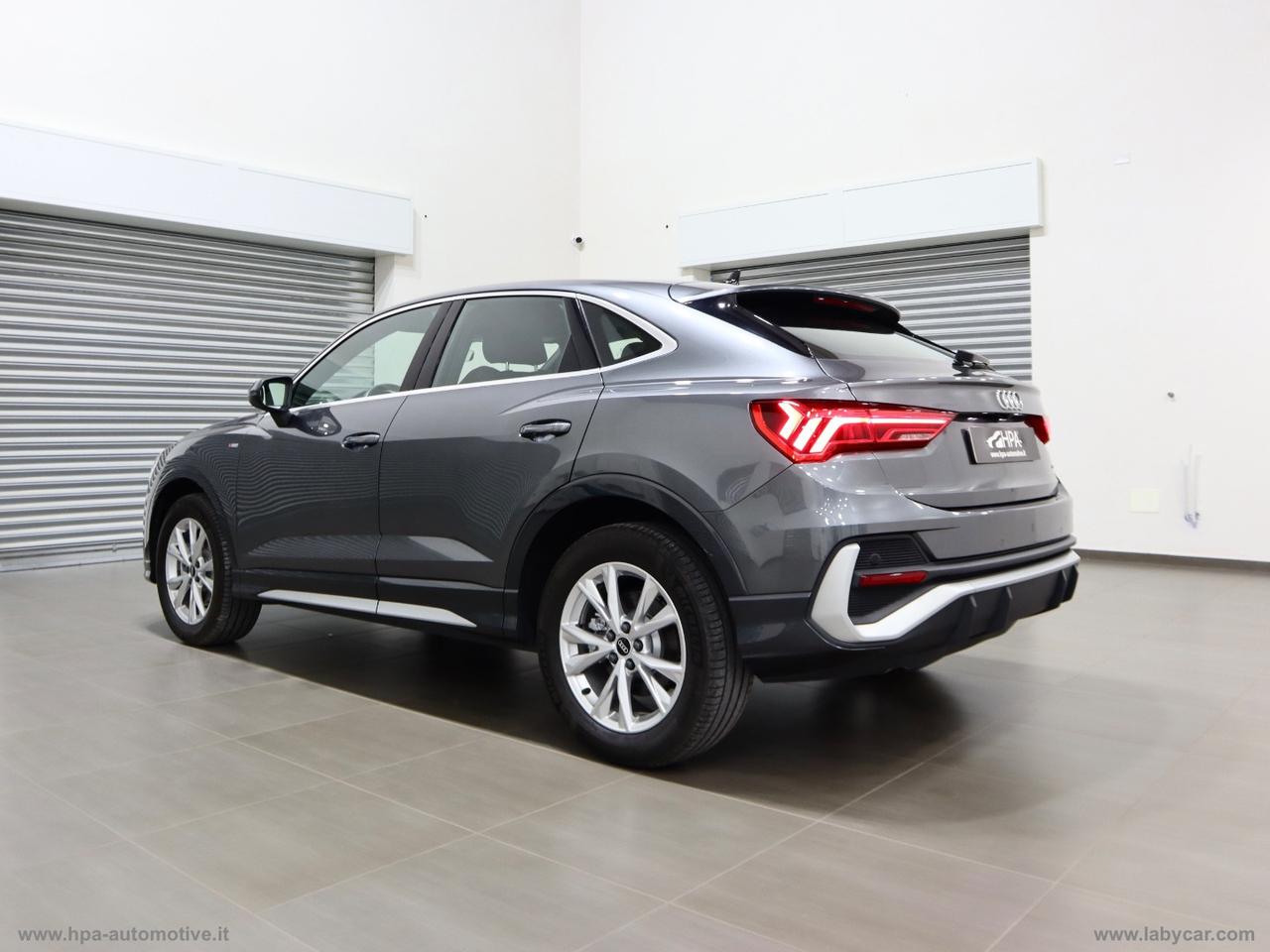 AUDI Q3 SPORTBACK 2.0TDI 200CV S-tronic S-LINE NAVI MATRIX LED PELLE QUATTRO RETROCAMERA