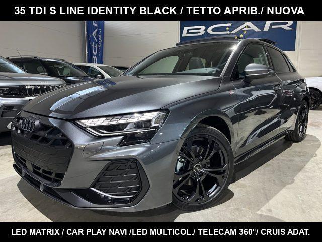 AUDI A3 SPB 35 TDI S line"18 Sline BLACK/MATRIX/TETTO/360°
