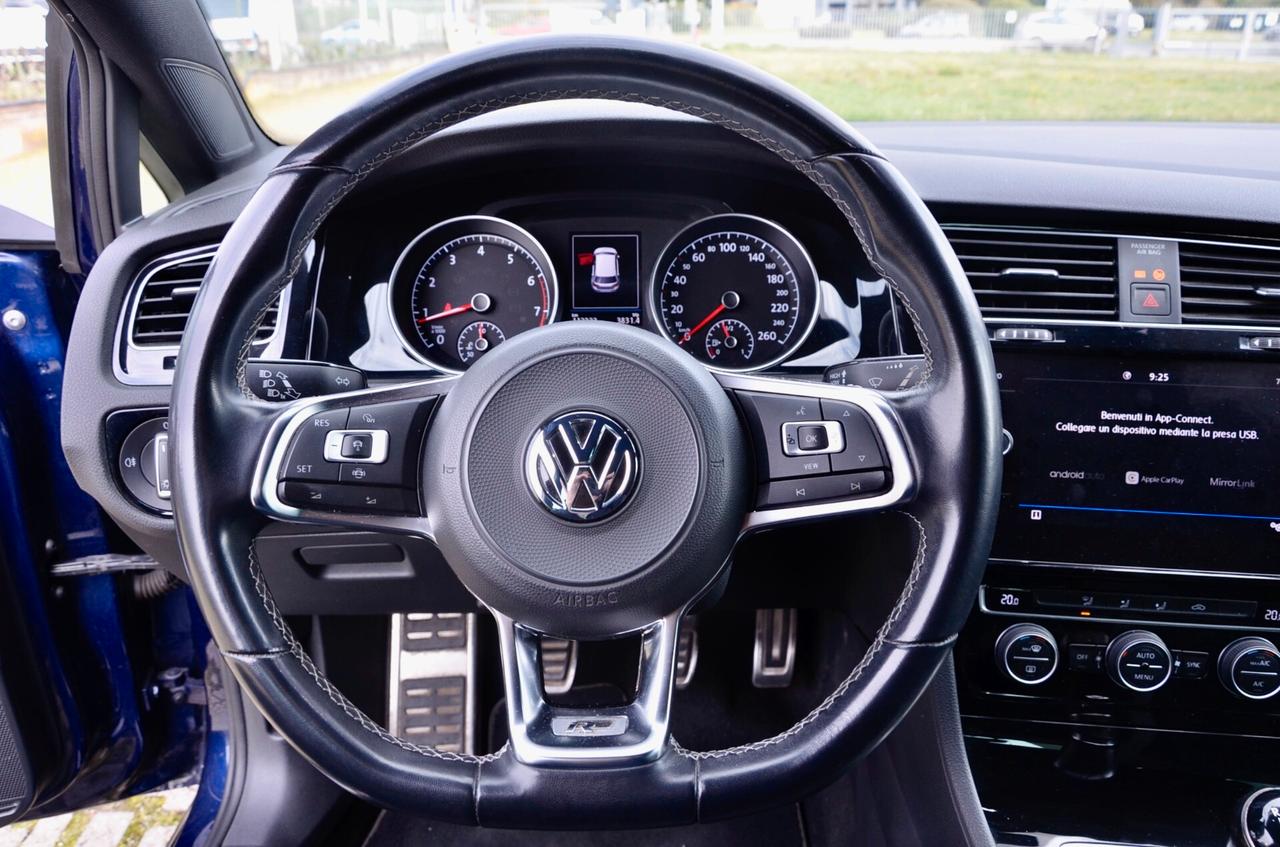 VOLKSWAGEN GOLF 1.5 TSI EVO R-LINE 150cv, UNICOPROPRIETARIO, UFF ITALIANA, SERVICE CON FATTURE, EURO 6D, FARI FULL LED, APPLE ANDROID, PERMUTE