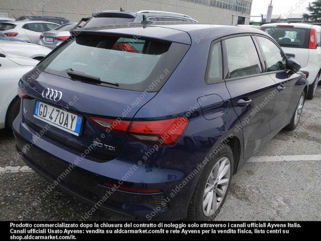 Audi A3 30 TDI 116CV SPORTBACK **PREZZO VERO**UNIPRO'**