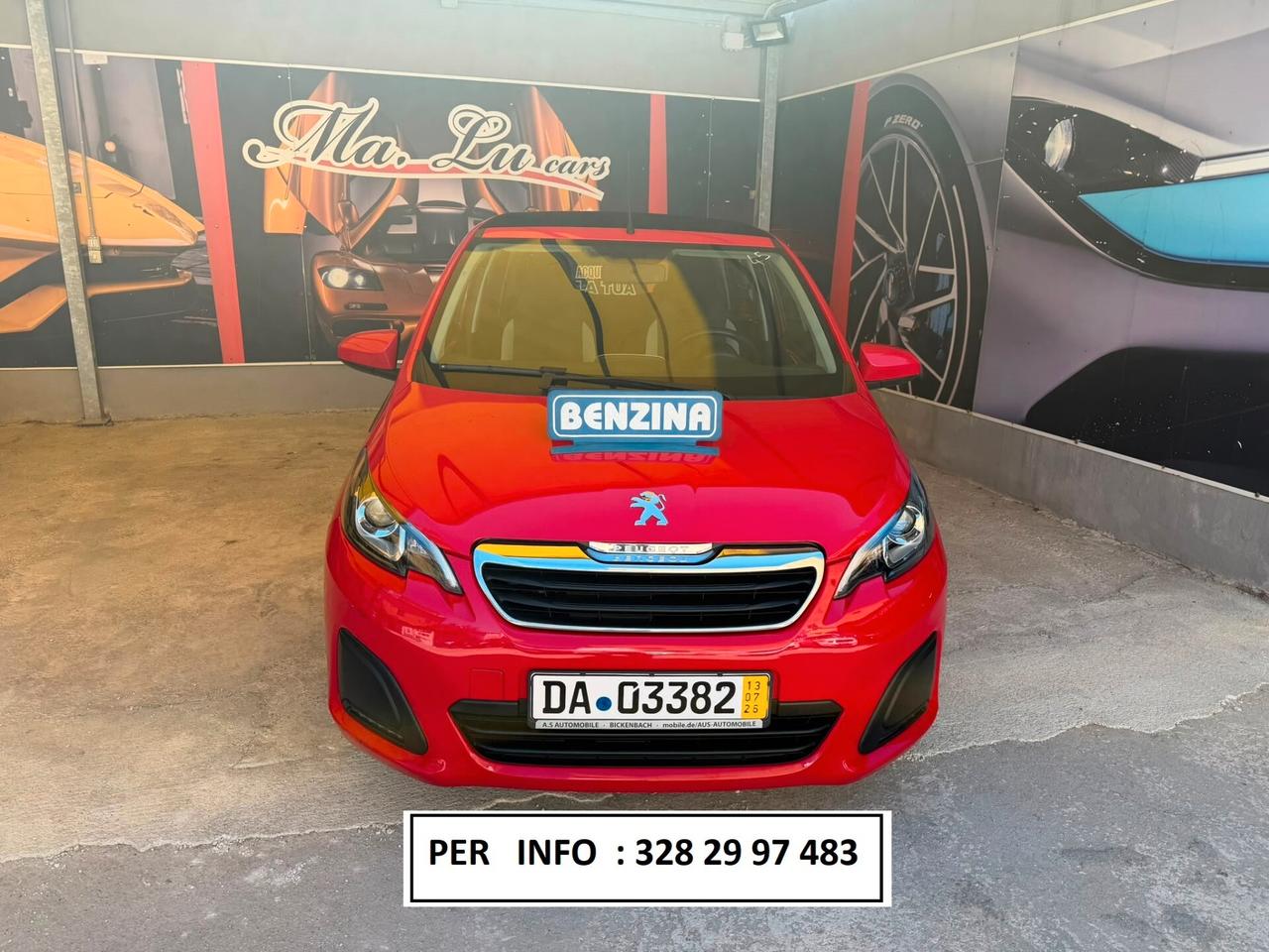 Peugeot 108 1.0cc benzina 12 mesi garanzia-2018