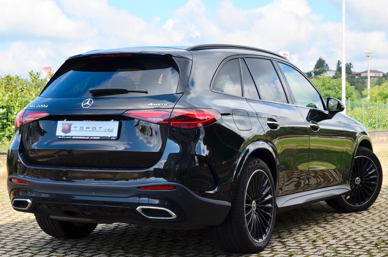 MERCEDES-BENZ GLC 220d PREMIUM AMG LINE 4MATIC 197cv AUTO, TETTO, HI-FI BURMESTER, GANCIO TRAINO, FARI ADATTIVI, RETRO 360°, 20", PERMUTE
