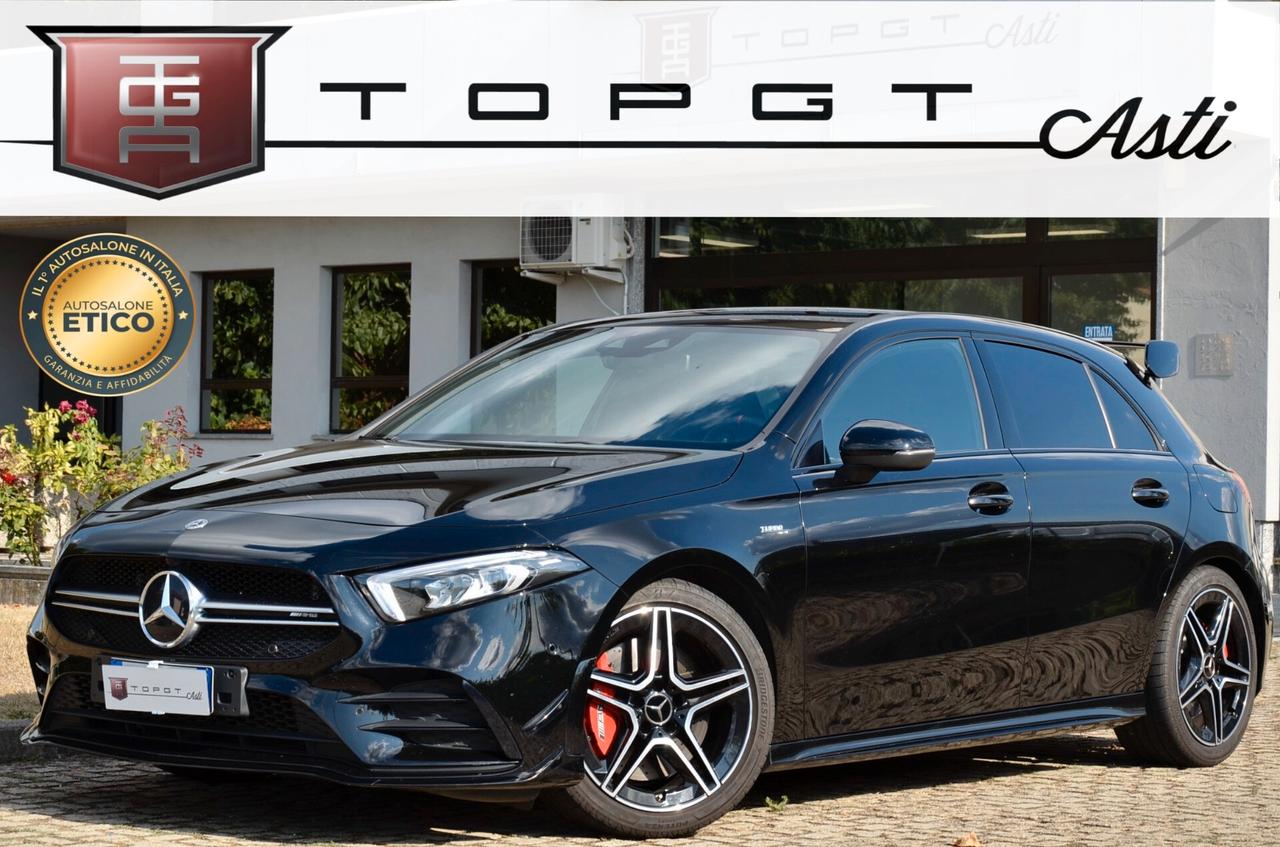 MERCEDES-BENZ A 35 AMG 4MATIC 306cv AUTO, UNICOPROP, SERVICE MERCEDES, UFF ITALIANA, EURO 6D, RETROCAMERA, FARI LED, PERMUTE