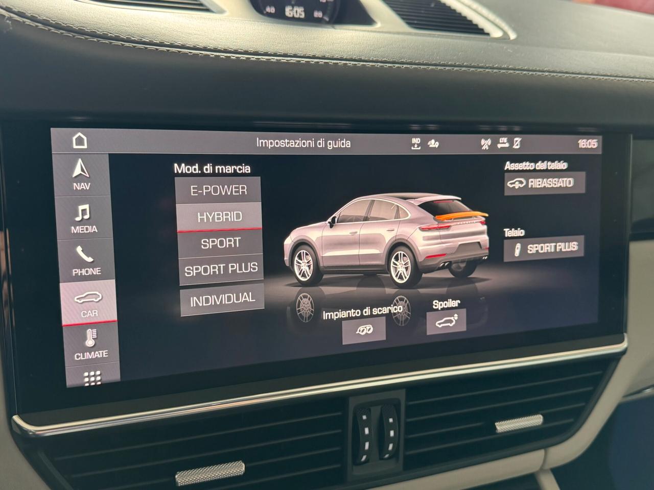 Cayenne Coupé 3.0 V6 E-Hybrid Tetto vetro R.Lega 22"