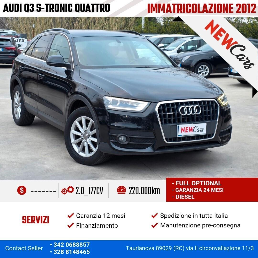 Audi Q3 2.0 TDI 177 CV quattro S tronic