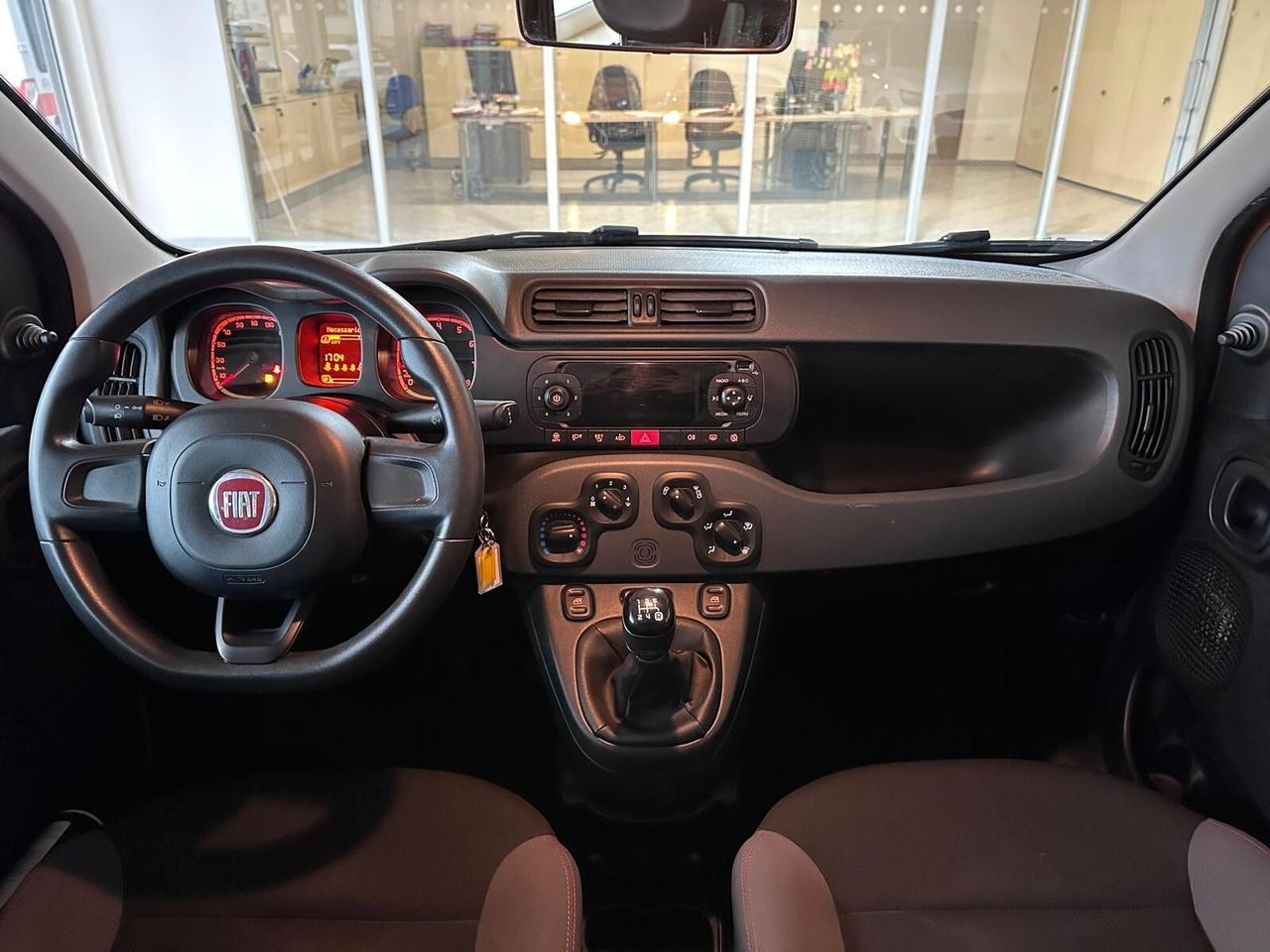 FIAT PANDA 1.2 CONNECTED BY WIND 69CV SEDILE GUIDA REGOLABILE IN ALTEZZA 5 POSTI
