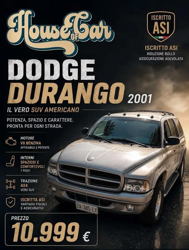 Dodge Durango Iscritto asi Con Motore Appena Rifatto Fattura