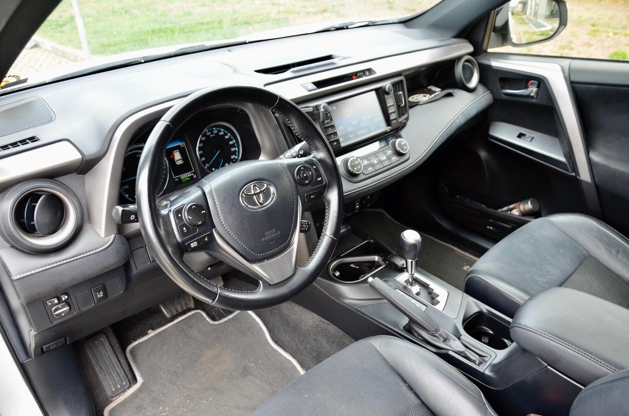 TOYOTA RAV 4 2.5 VVT-I FULL HYBRID STYLE 2WD 155cv E-CVT, UNICOPROPRIETARIO, SERVICE TOYOTA, UFF ITALIANA, EURO 6B, RETRO, FULL LED, PERMUTE