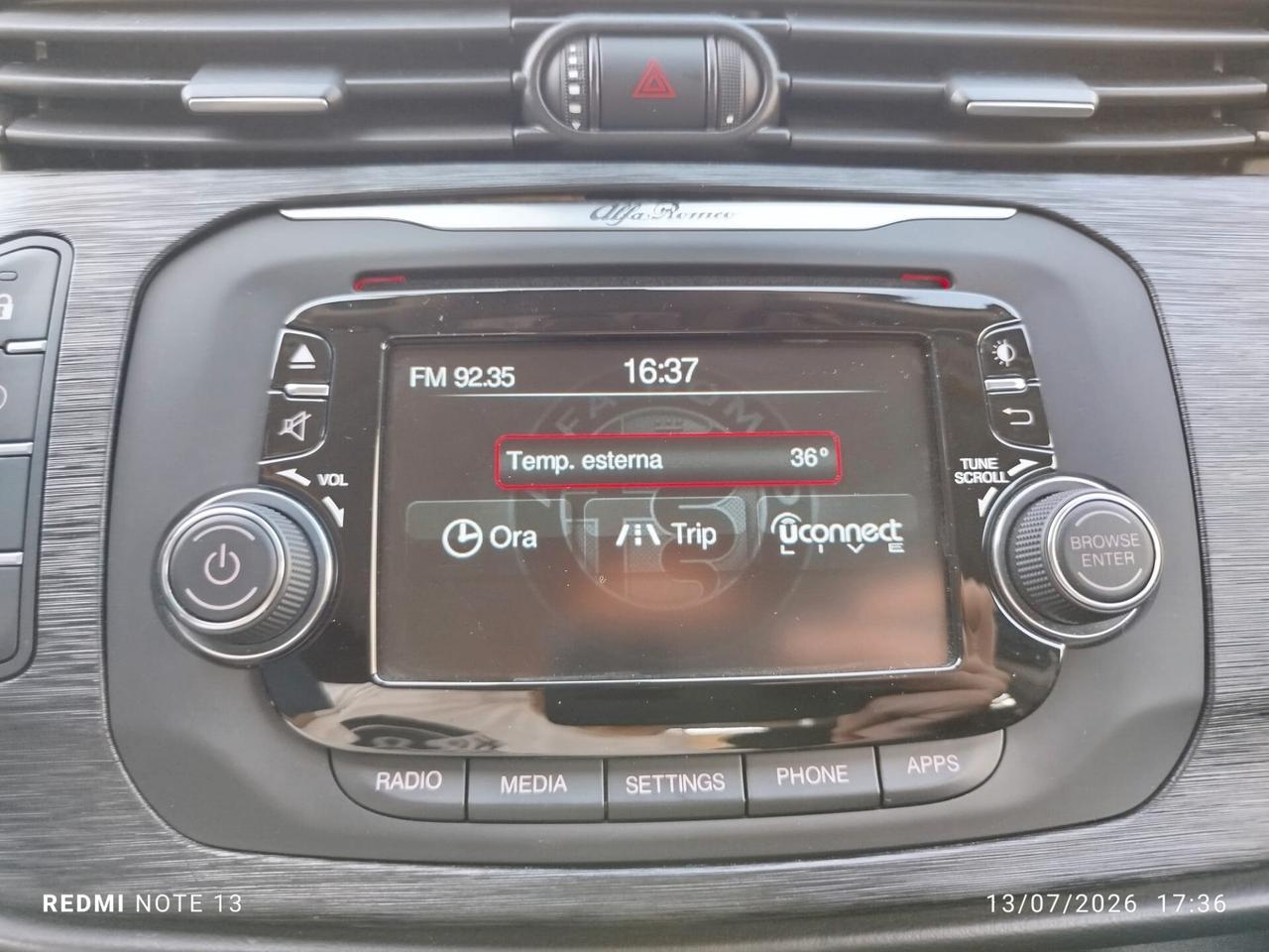 GIULIETTA 1.6jtdm-120cv *PREZZO VERO* TAGLIANDI ALFA- SENSORI-BLUETOOTH