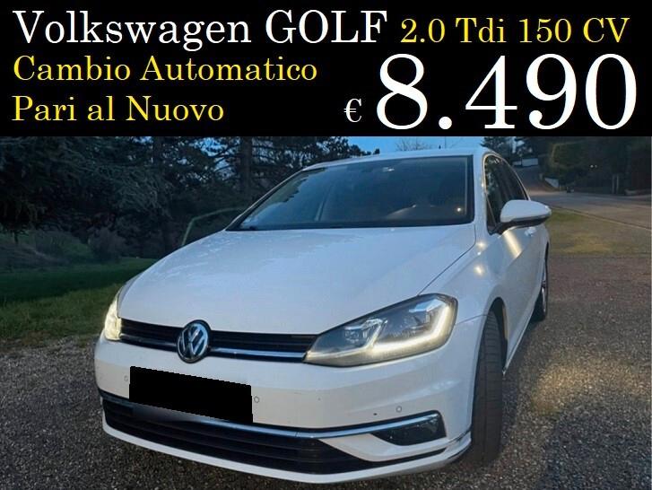 VW Golf 2.0 TDI DSG 150 CV Prezzo N°1 IN iTALIA