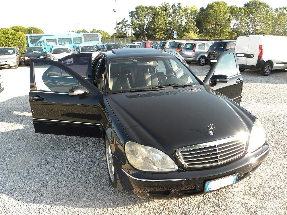 Mercedes-benz S 320 AMG TETTO PELLE MEMORY UNIPRO CRUISE XENON CLIMA BOSE TV SOSPENSIONI ADATTIVE