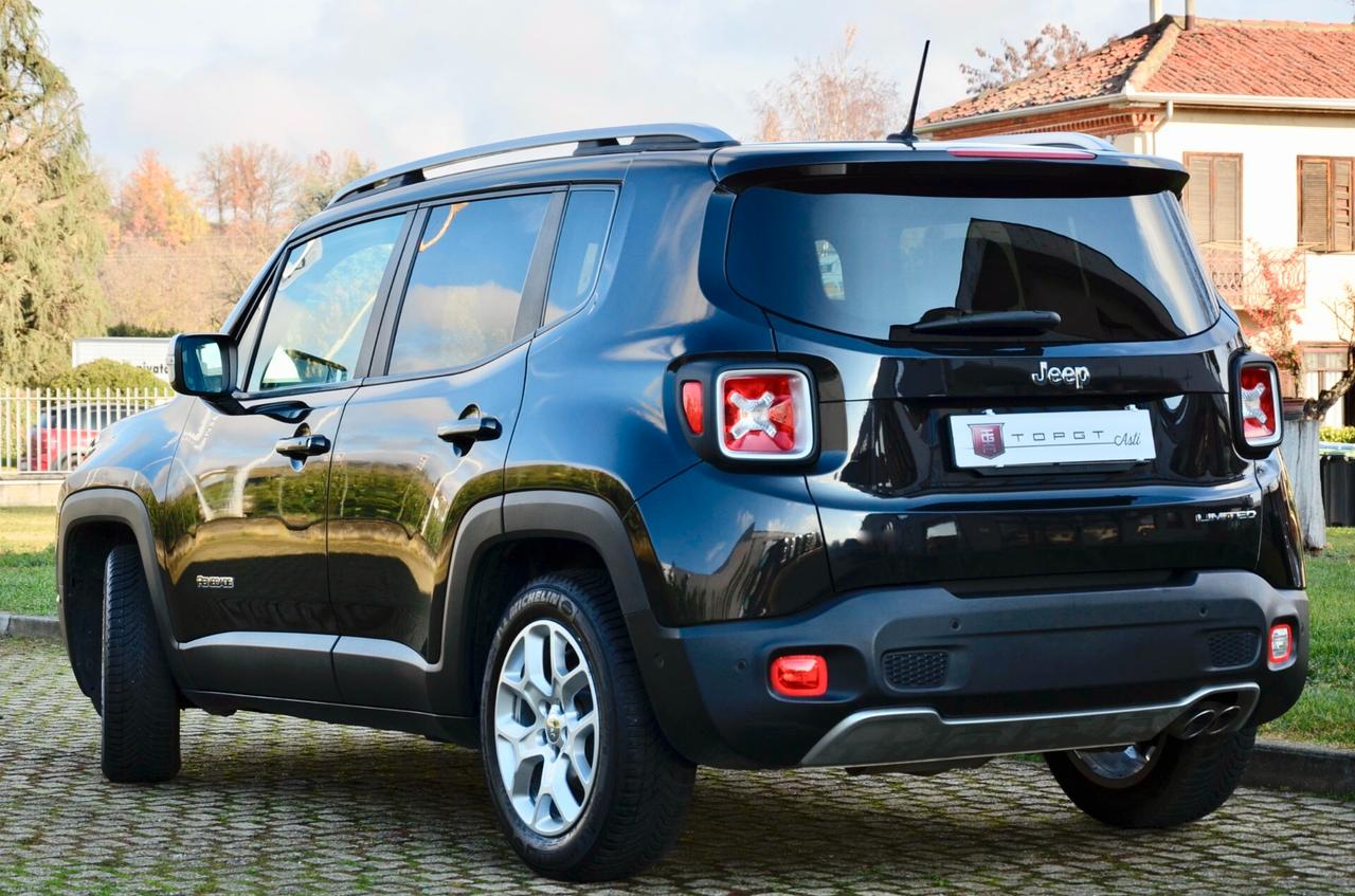 JEEP RENEGADE 1.6 MJT LIMITED FWD 120cv, UFF ITALIANA, EURO 6B, NAVI, PELLE, PERMUTE