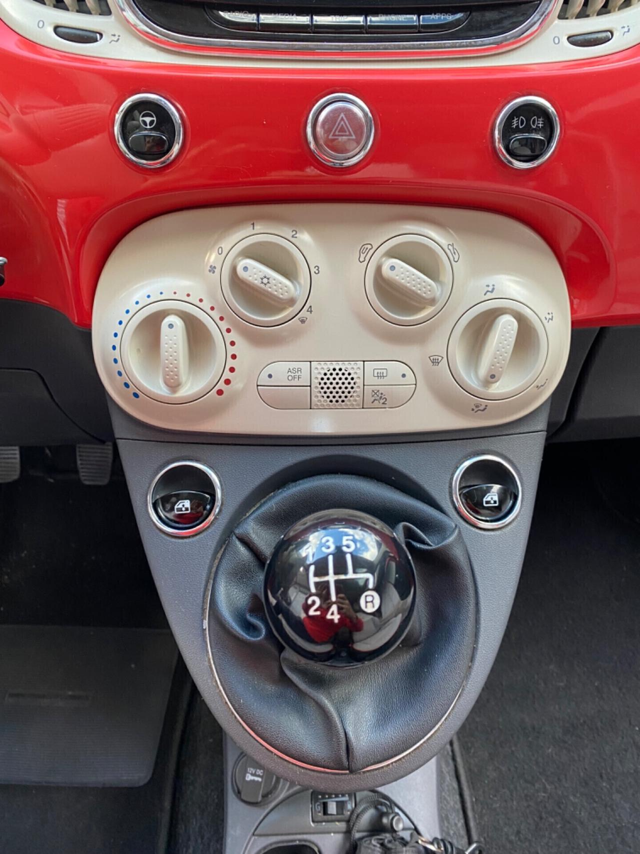 Fiat 500 1.2 GPL 69cv “Lounge” -ROSSO CORALLO