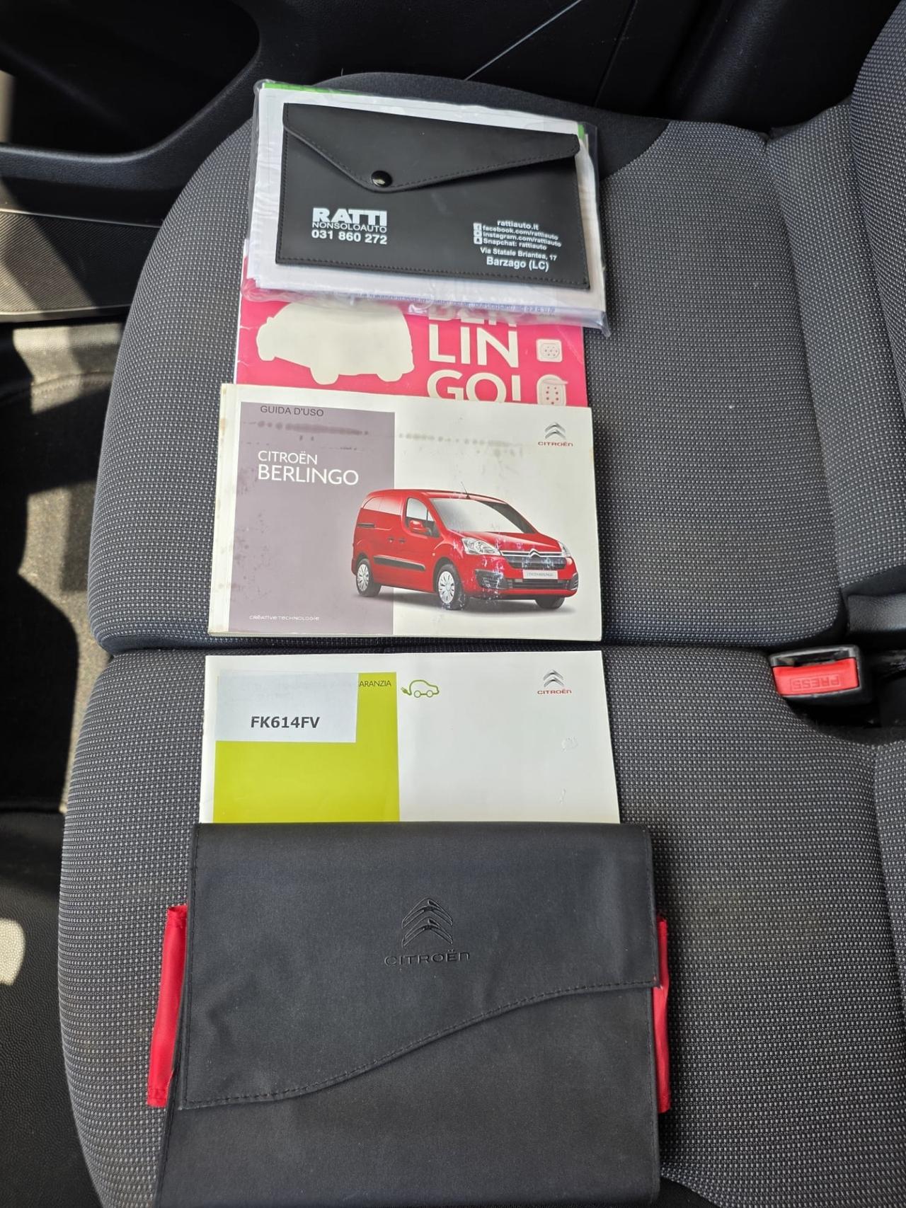 Citroen Berlingo Full Electric Van 3 posti, solo 29000km. Euro 6