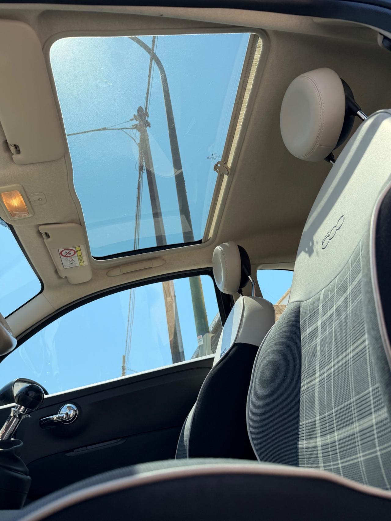 Fiat 500 1.2 69 cv Lounge-2019/GPL/LED/PANO