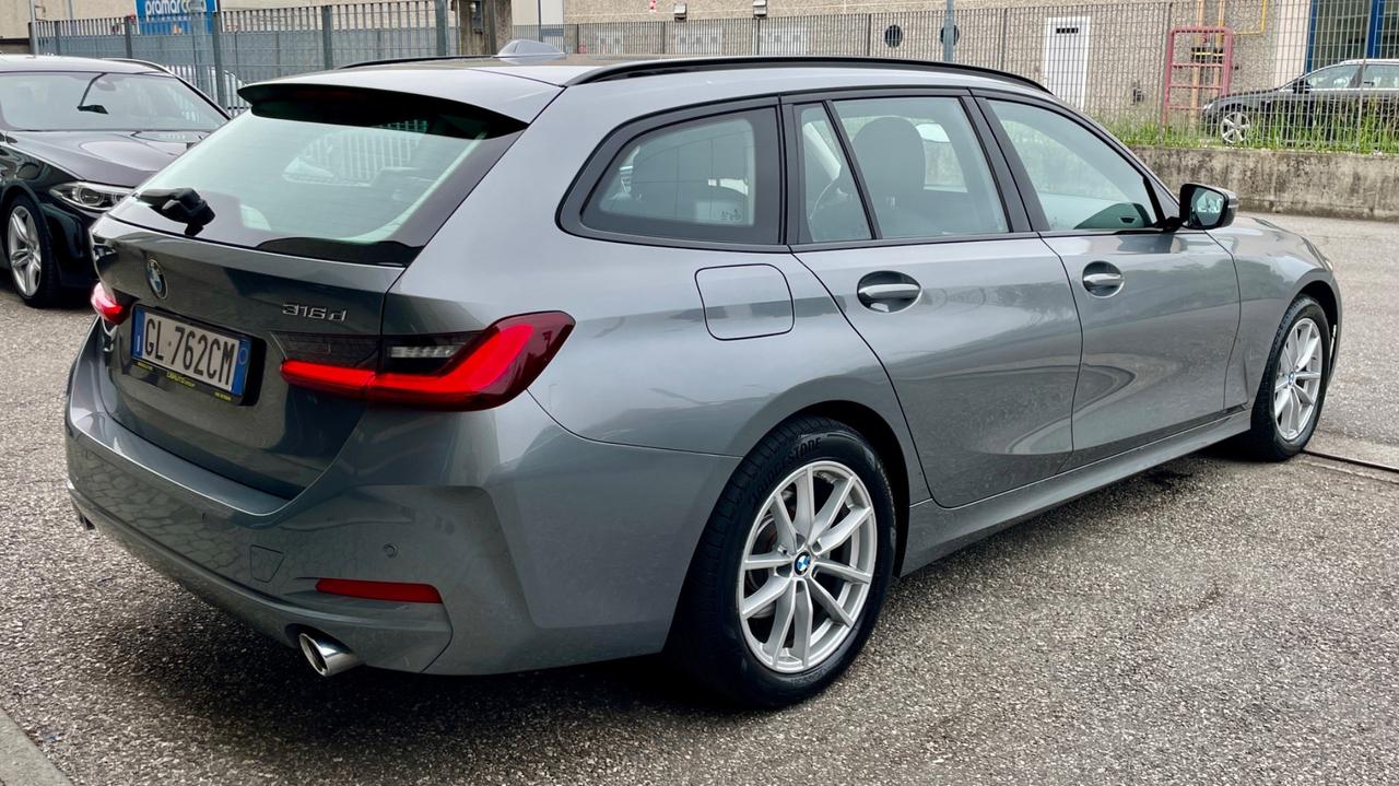 BMW 316D 48V TOURING 2.0 BUSINESS ADVANTAGE 122CV - FULL LED, HEAD-UP DISPLAY, NEOPATENTATI