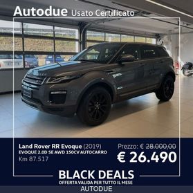 Land Rover RR Evoque EVOQUE 2.0D SE AWD 150CV AUTO(AUTOCARRO)