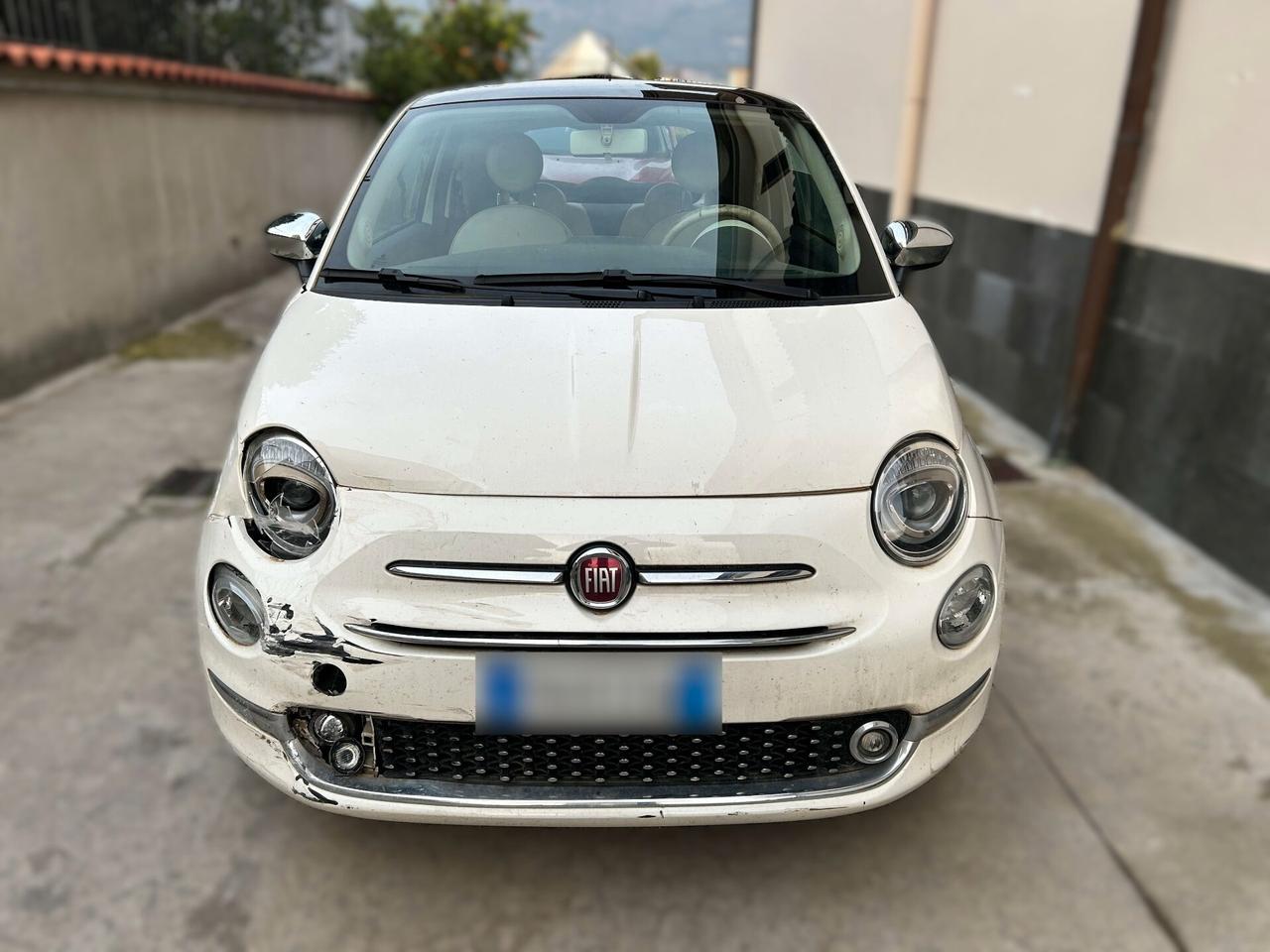 Fiat 500 1.3 MJT 95CV Lounge - 2018 Incidentata