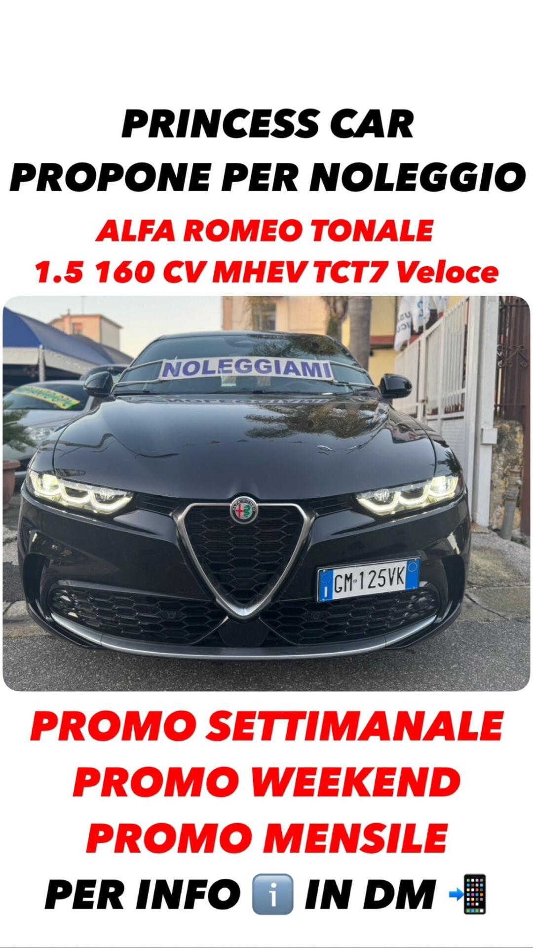 Alfa Romeo Tonale 1.5 160 CV MHEV TCT7 Veloce