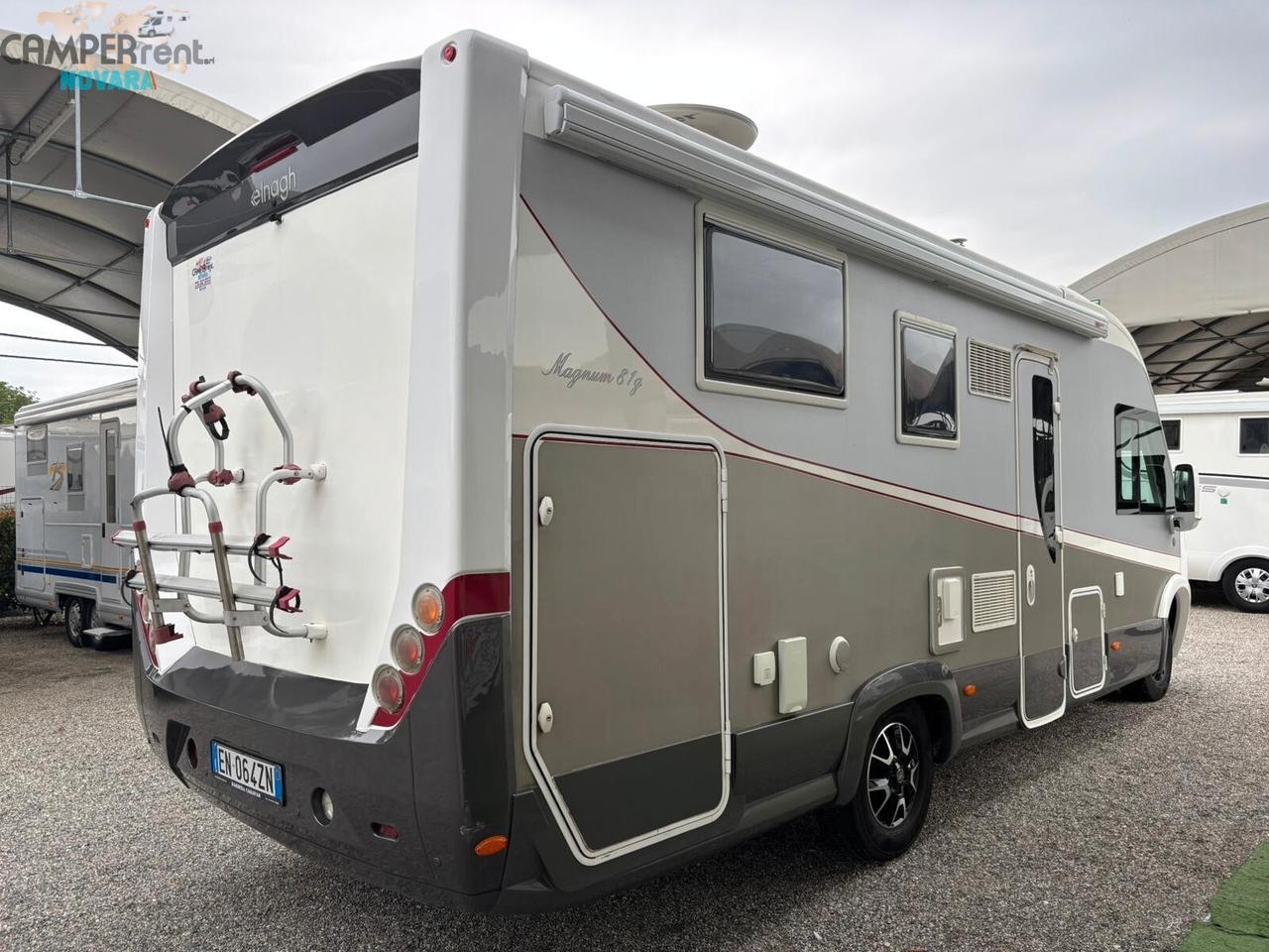 ELNAGH MAGNUM 81G - motorhome con letto nautico in coda e maxi garage