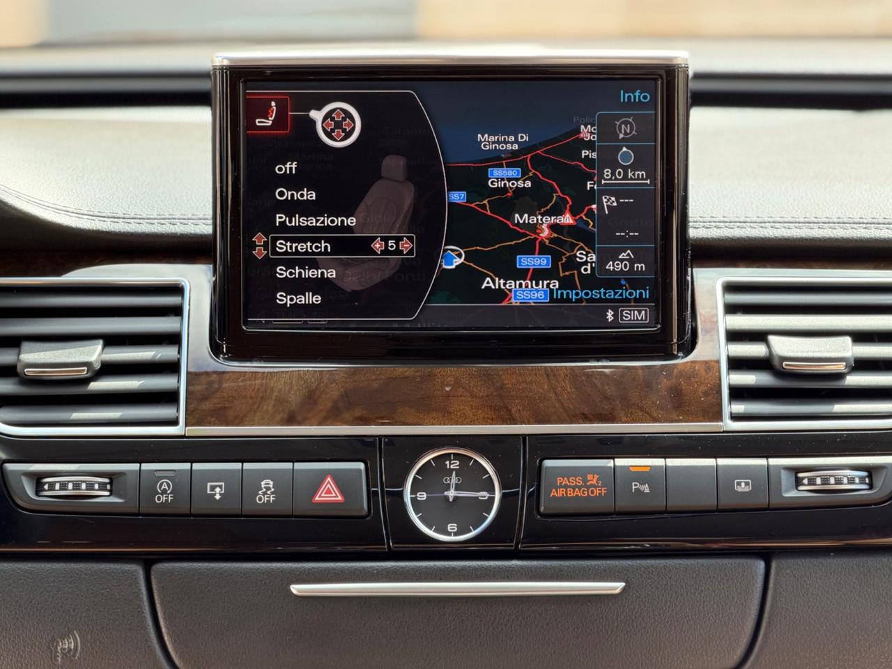 Audi A8 L 3.0 TDI 262 CV QUATTRO TIPTRONIC TETTO MATRIX VETILATI