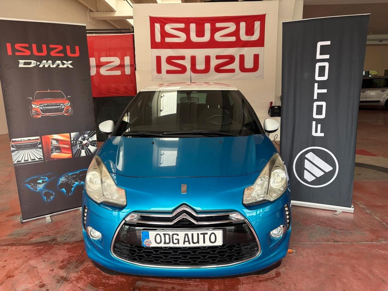 CITROEN DS3 SPORT CHIC benz. 1.6 THP CV 156 Km 170 831 certificati garanzia 12 mesi