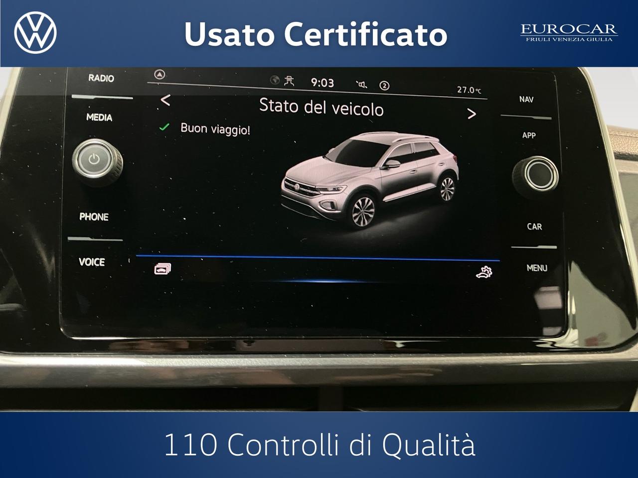 Volkswagen T-Roc 1.0 tsi style 110cv
