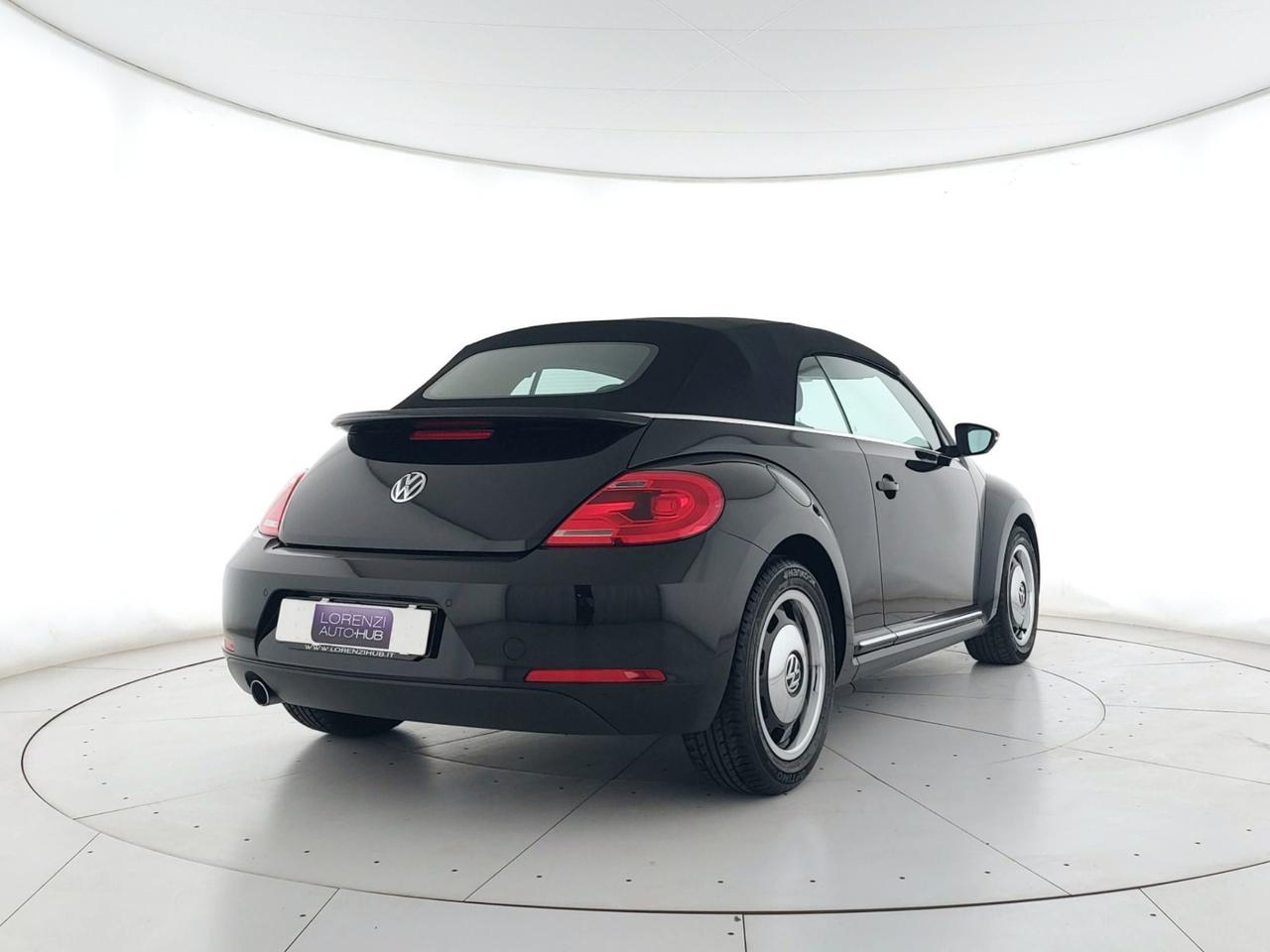 VOLKSWAGEN Maggiolino Cabrio 2.0 tdi bm Design 110cv NEOPATENTATI+C17"