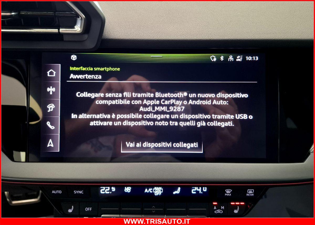 AUDI A3 SPB 35 2.0 Tdi S-tronic S-line Edition (MATRIX+PELLE)