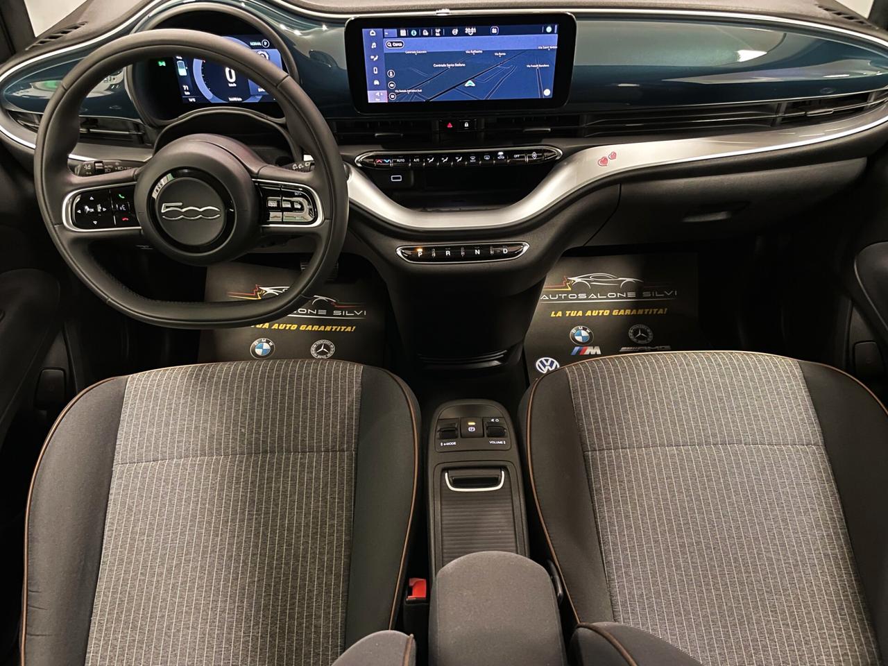 Fiat 500e Icon - Pack style Ocean Blue Metallic