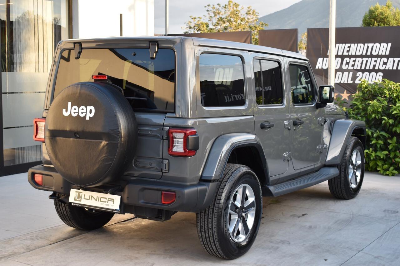 Jeep Wrangler Unlimited 2.2 Mjt 200 CV II SAHARA ITALIANA GOMME NUOVE