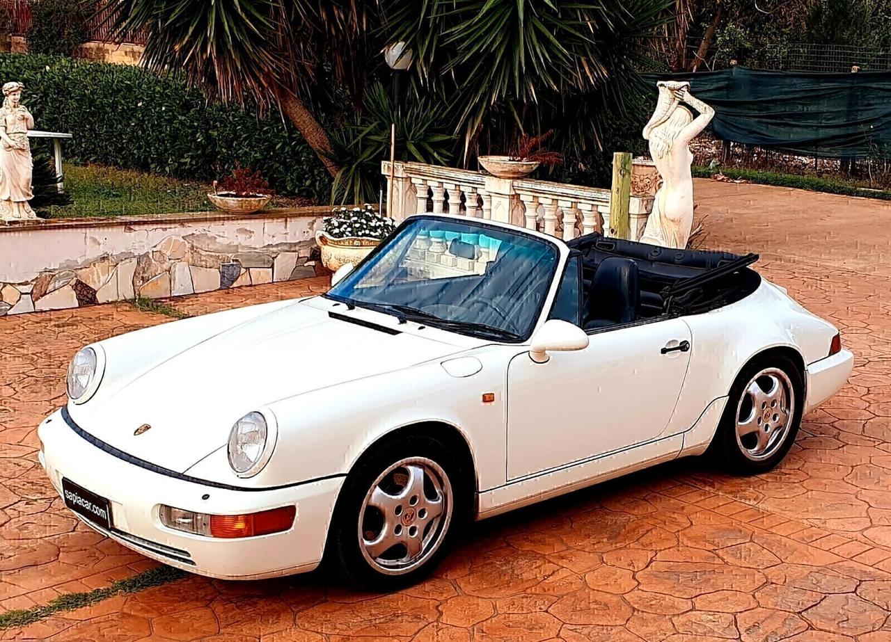 Porsche 964 911 Carrera 2 Cabriolet ASI targa ROMA