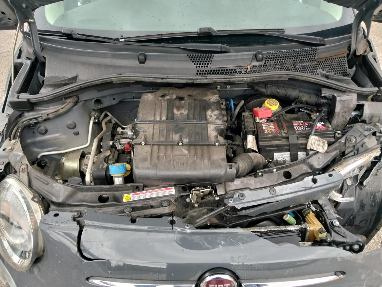 Fiat 500 1.2 Lounge 2019 sinistrata