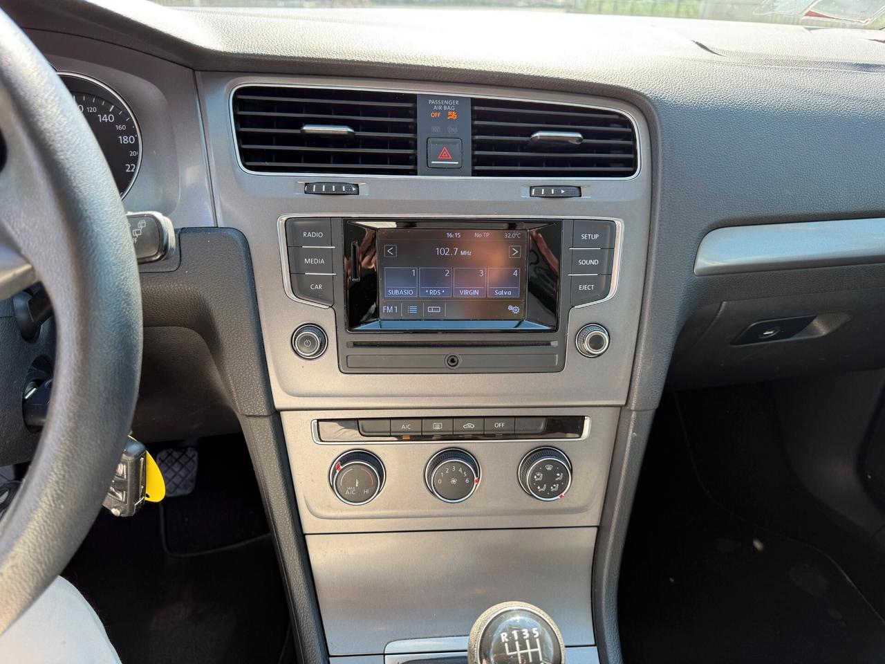 VOLKSWAGEN GOLF ANNO 2014 1.4 BENZINA/METANO 110 CV