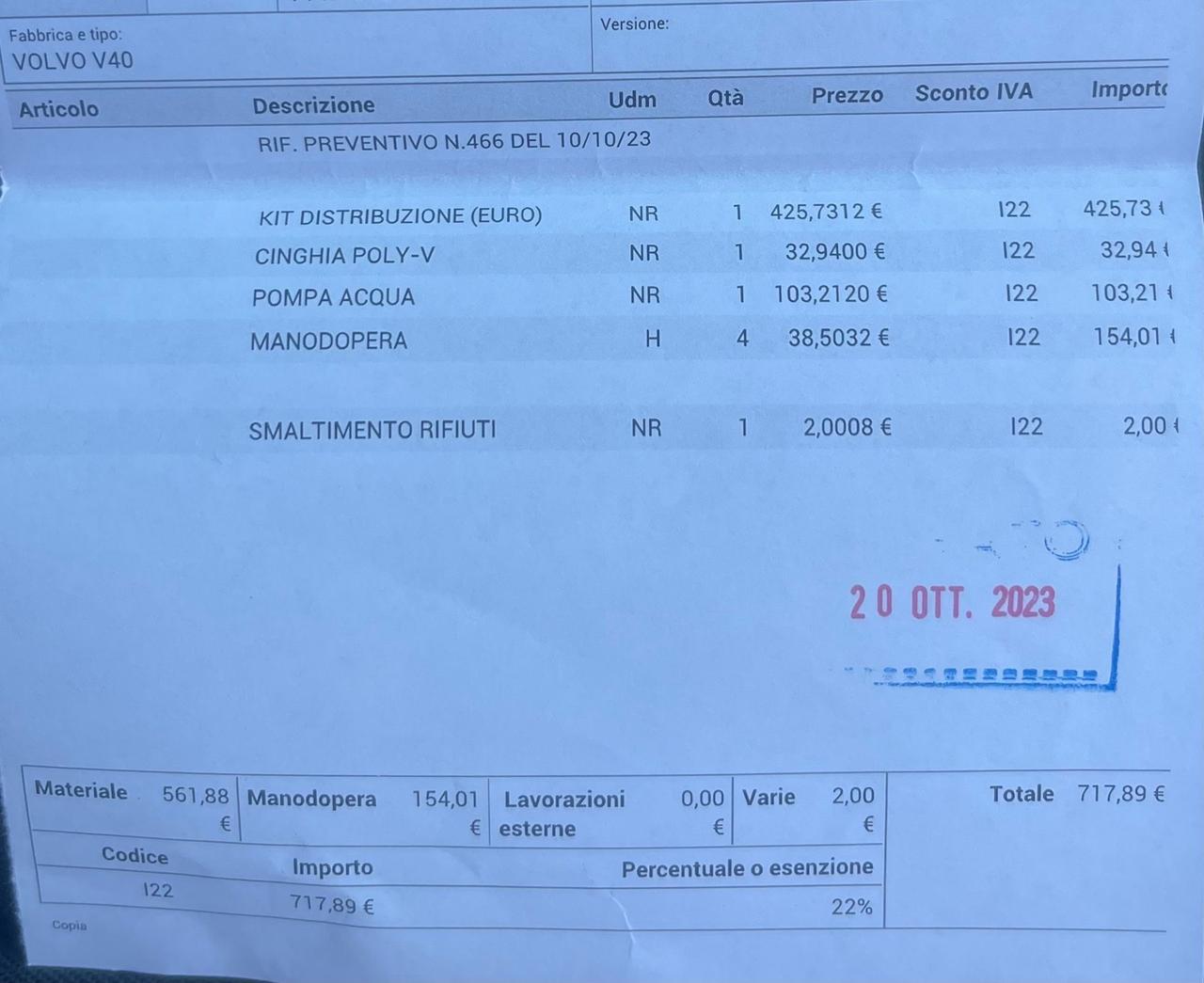 Volvo V40 D2 R-design