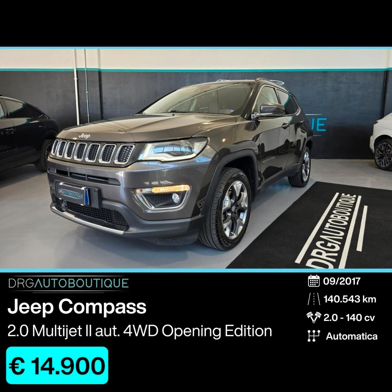 Jeep Compass 2.0 Multijet II aut. 4WD Opening Edition BEATS AUDIO
