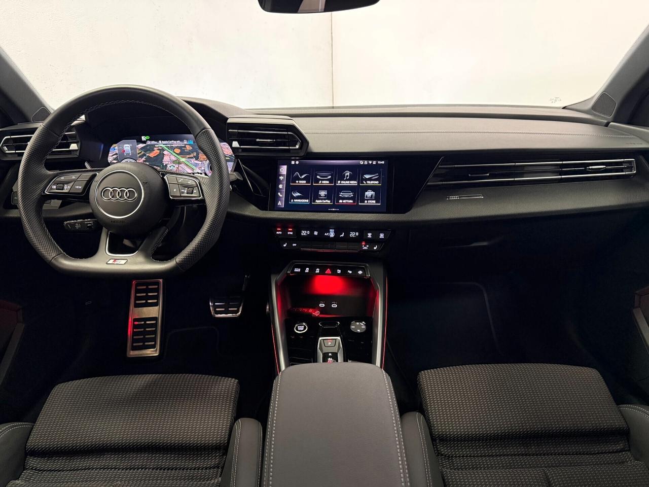 Audi A3 Sportback 1.5 Tfsi mhev S line Edition S Tronic ITALIANA - GARANZIA E TAGLIANDI GRATIS - NO VINCOLI FINANZIAMENTO