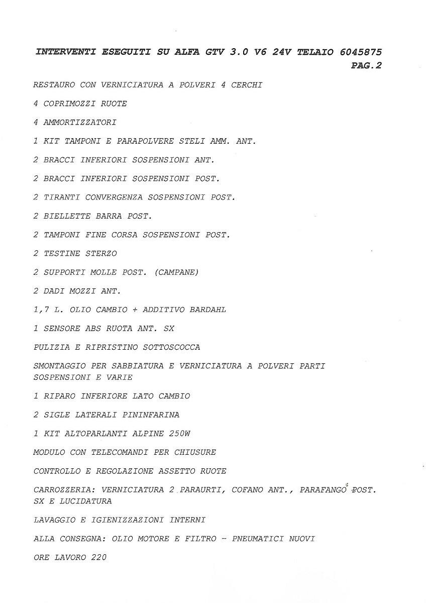 Alfa Romeo GTV 3.0i V6 24V cat L
