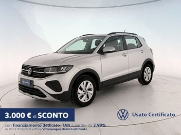 Volkswagen T-Cross 1.0 tsi life 95cv