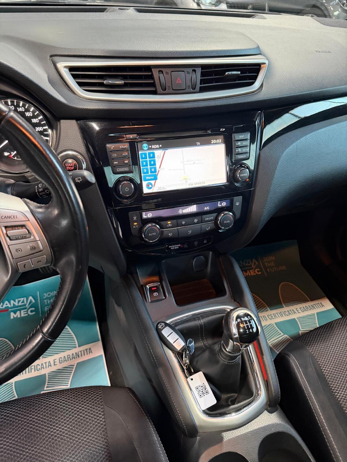 Nissan Qashqai Benzina+Tetto+Navi+360