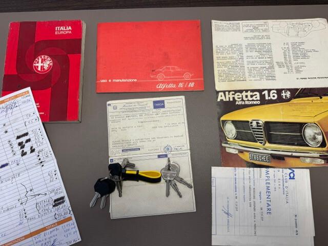 Alfa Romeo Alfetta 1.6 Scudo Stretto KM 97.000 ASI