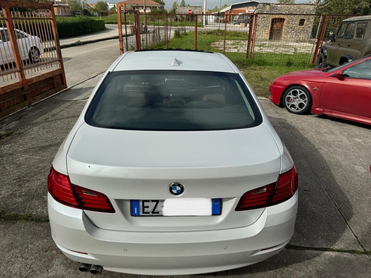 Bmw 520d luxury bianco perla