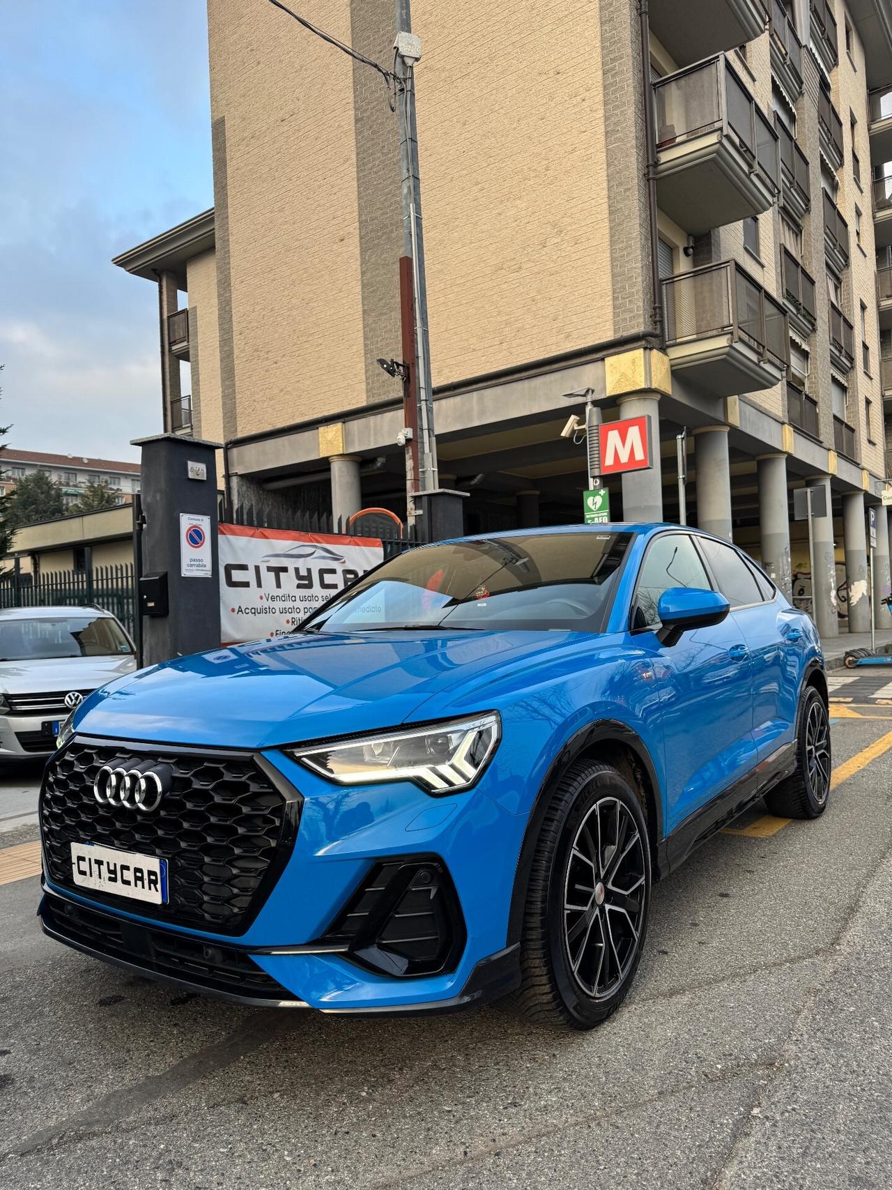 Audi Q3 Sportback 2.0 TDI S line edition Blu Turbo