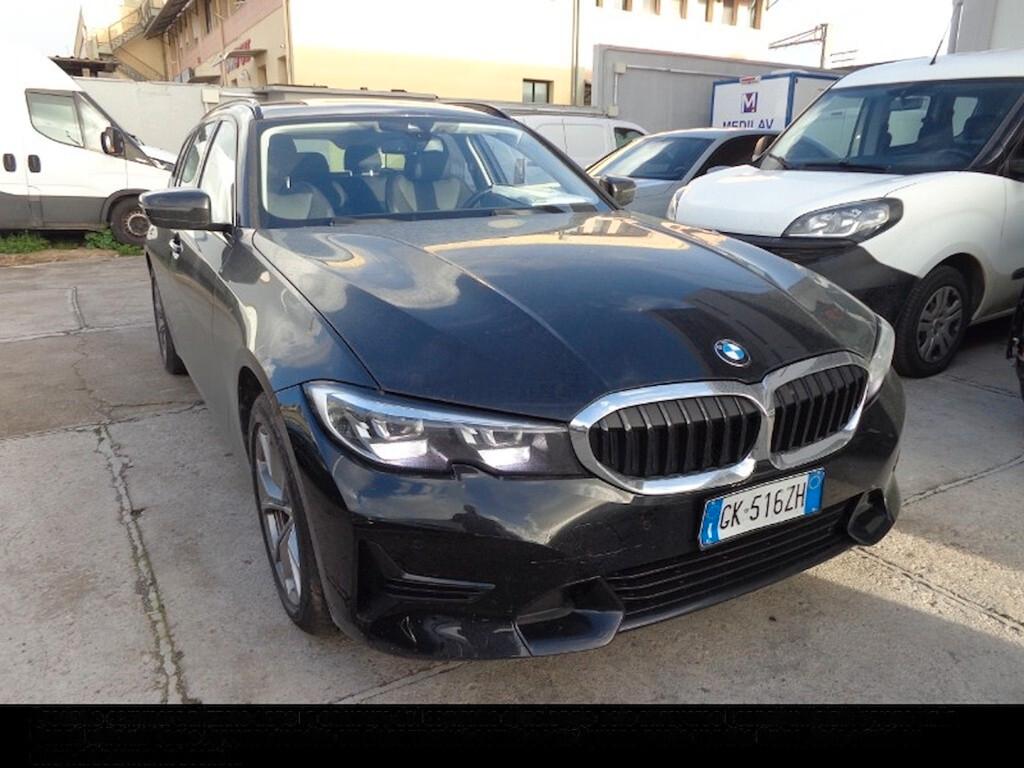 BMW 318D TOURING 150CV STEPTRONIC 48V SPORT ( FARI LED - BMW DIGITAL COCKPIT - CLIMA TRIZONA - PELLE - NAVI - MIRROR - PDC - TELECAMERA POST. )