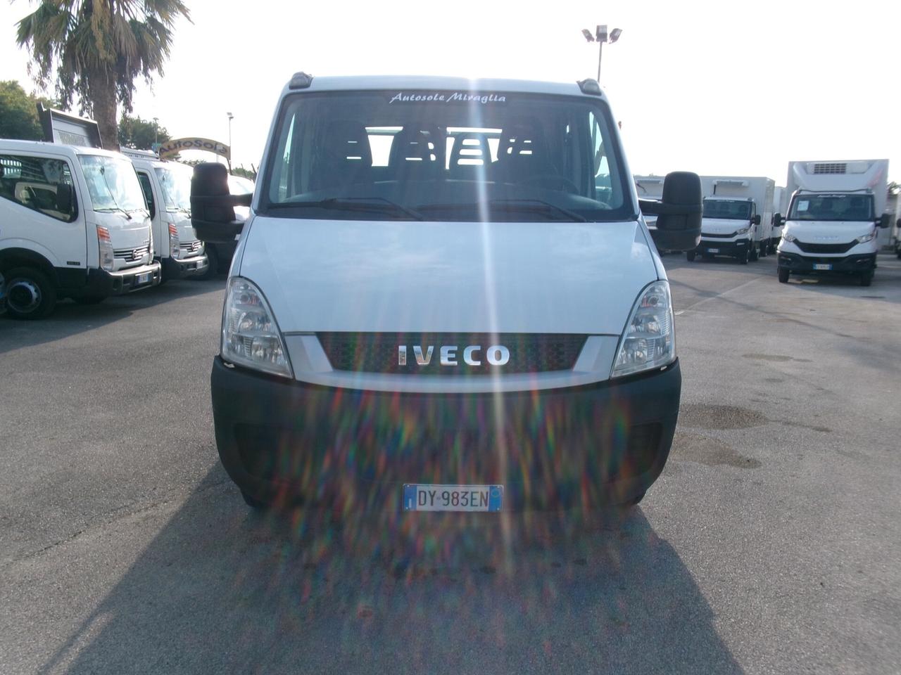 Iveco Daily 35C18 3000 180CV DOPPIA CABINA 7P CASSONE FISSO 3.30 METRI