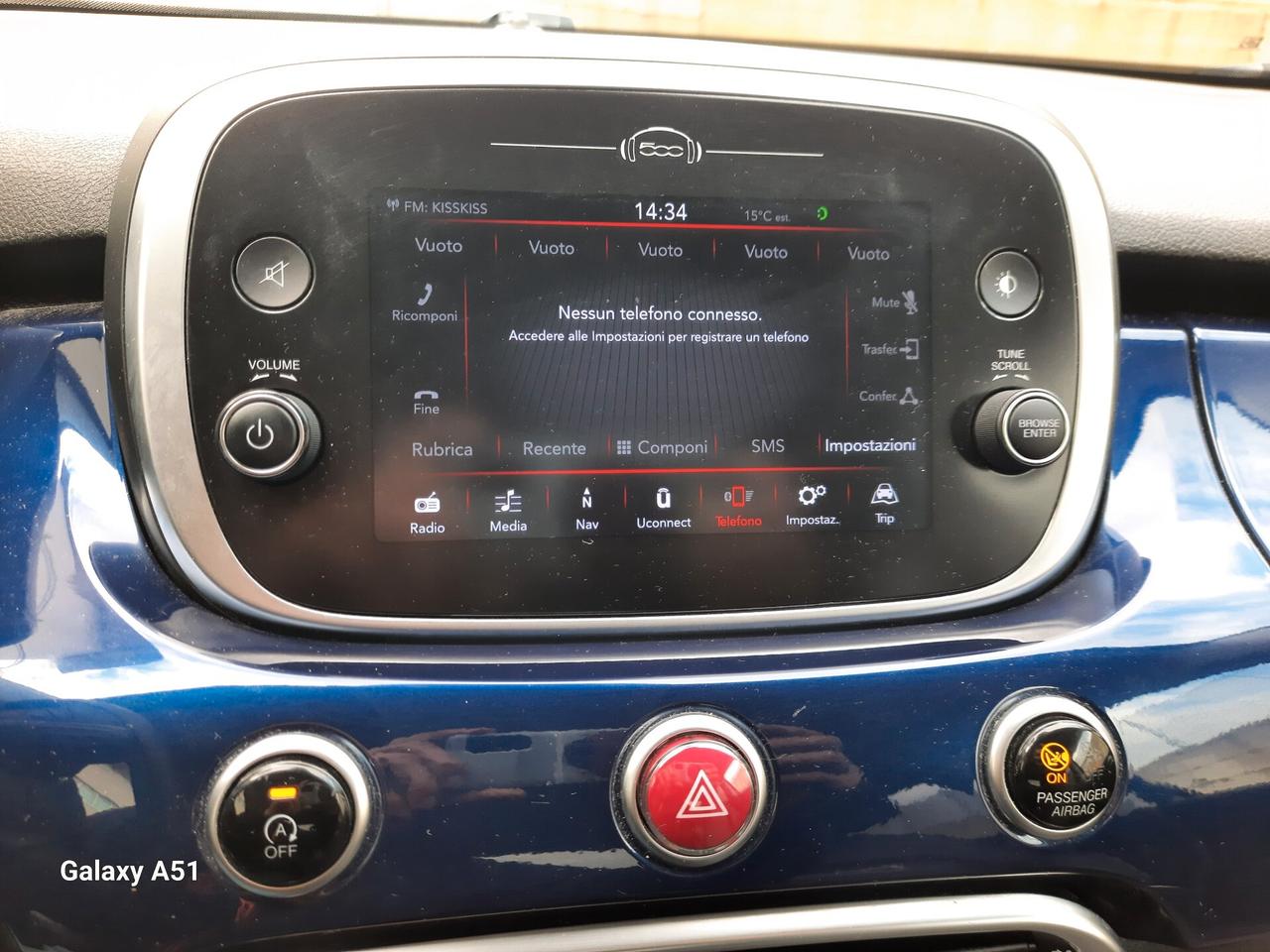 FIAT 500 X 1.6 M.JET CV 120 ANNO 2018 LOUNGE