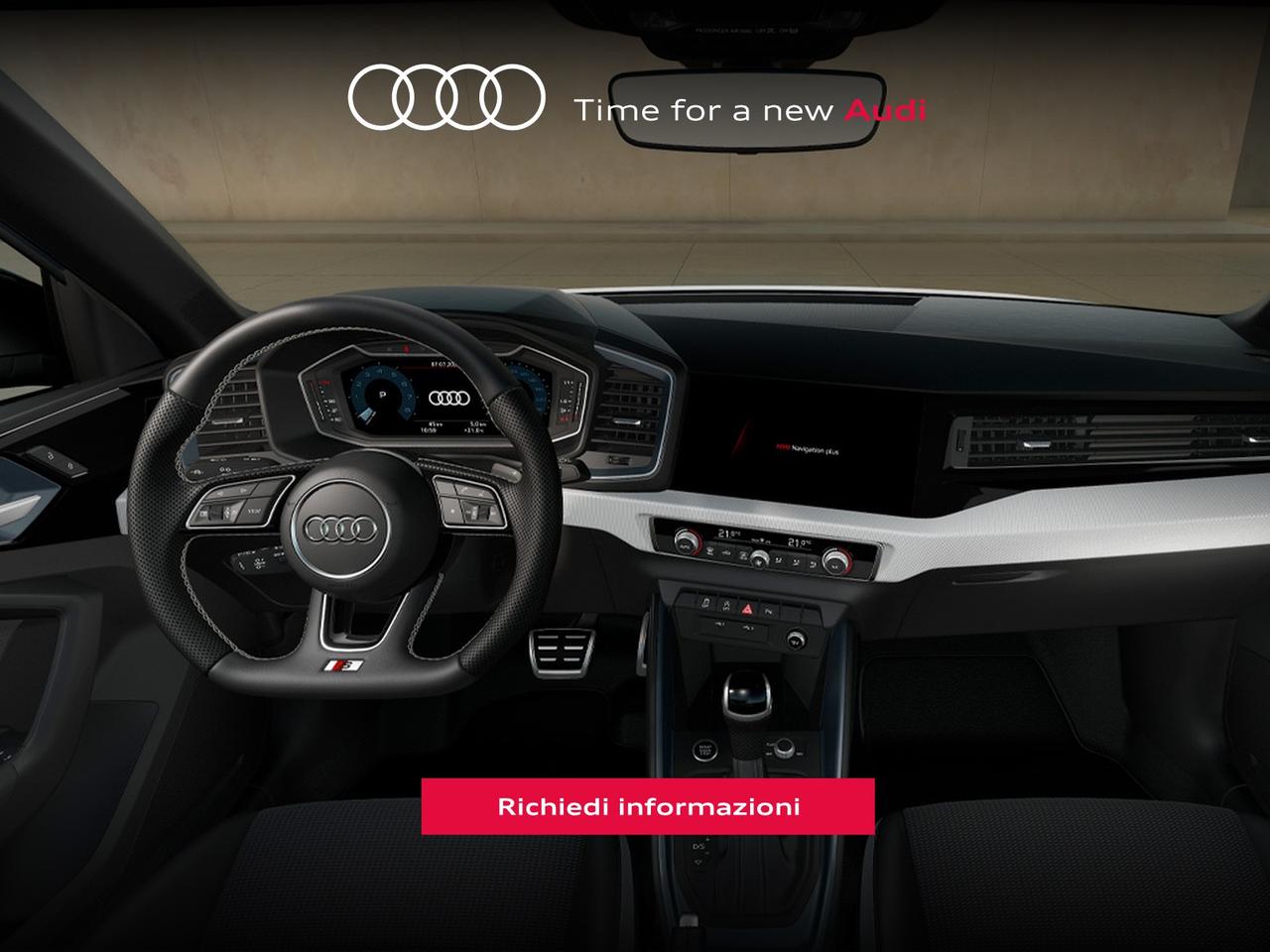 Audi A1 sportback 30 1.0 tfsi identity black 116cv s-tronic